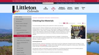 Checking Out Materials | Littleton CO