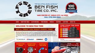 Ben Fish Tire :: Sioux City IA Tires Wheels & Auto Repair Services