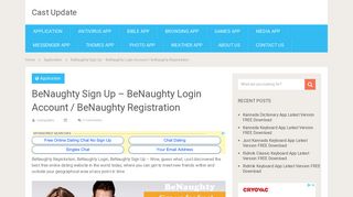 BeNaughty Sign Up - BeNaughty Login Account / BeNaughty ...