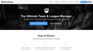 BenchApp, the Ultimate Sports Team & League Manager - BenchApp