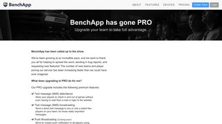 Go PRO with the Utlimate Team Manager - BenchApp