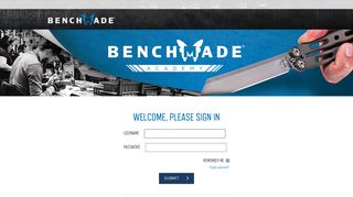 Benchmade: Log In