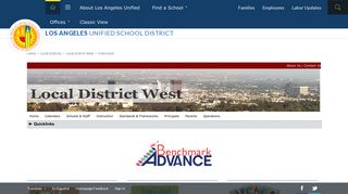 Local District West / Benchmark Advance - Lausd