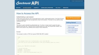 Email Marketing API - How to Login - Benchmark Email