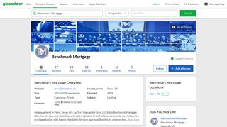 Working at Benchmark Mortgage | Glassdoor