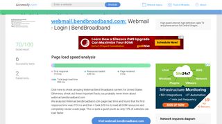 Access webmail.bendbroadband.com. Webmail - Login - Accessify