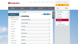e-banking - Bendigo Bank