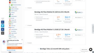 Bendigo Telco Mobile Plans Compared January 2019 | finder.com.au