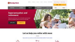 Superannuation and Retirement | Bendigo Bank