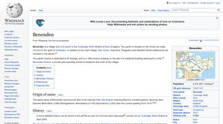 Benenden - Wikipedia
