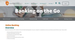Banking on the Go | Beneficial State Bank