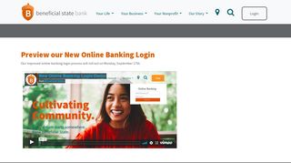 New Online Banking Login | Beneficial State Bank