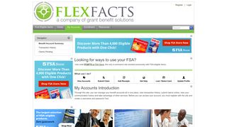 FlexFacts Participant Portal > My Accounts > Benefit Account Summary