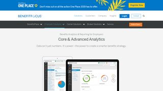 HR Benefits Data & Analytics Platform | Benefitfocus