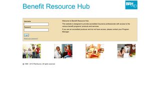 Benefit Resource Hub Broker Logon
