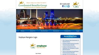 Employee Navigator Login | Coordinated Benefits Group - Group ...