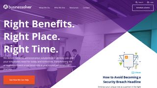 Businessolver: Employee Benefits Administration Technology Company