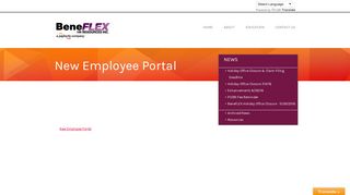 New Employee Portal - BeneFLEX HR Resources Inc.BeneFLEX ...