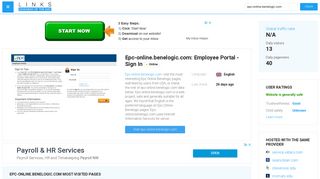 Visit Epc-online.benelogic.com - Employee Portal - Sign In.