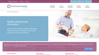 Homepage - Health Professionals | Benenden Hospital