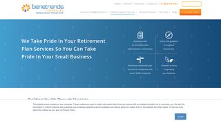 Retirement Plan Services From Benetrends Financial