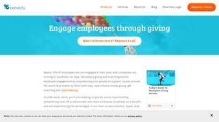 Workplace Giving - Products — Benevity