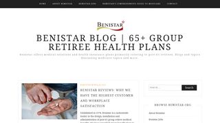 Benistar Blog | 65+ Group Retiree Health Plans