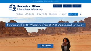 Benjamin A. Gilman International Scholarship Program - Study Abroad ...