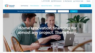 Benji Financing - Finance Any Project | Renovate America