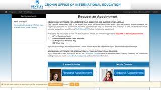 Cronin Office of International Education - Bentley ... - Study Abroad