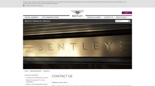 Contact us - Bentley Financial Services