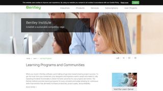 Bentley Institute LEARNservices Training Programs, Communities