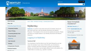MyBentley | Bentley University