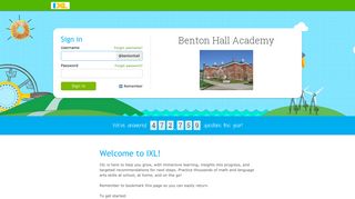 IXL - Benton Hall Academy