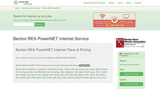 Benton REA PowerNET - Internet Service Provider - InternetChoice