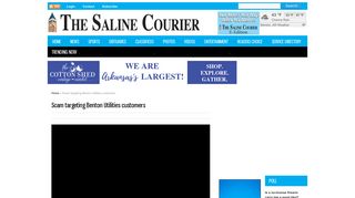 Scam targeting Benton Utilities customers | The Saline Courier
