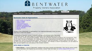 Clubs & Organizations - Bentwater POA