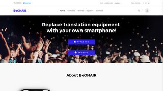 BeONAIR Conference System - iPhone and Android app for local ...