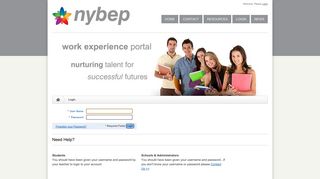 Login - NYBEP Work Experience System - Providing schools with ...