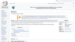 Bepress - Wikipedia
