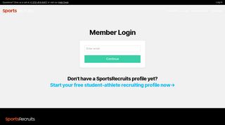 Login/Register | SportsRecruits