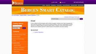 Bergen Community College - E-mail