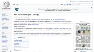The Record (Bergen County) - Wikipedia