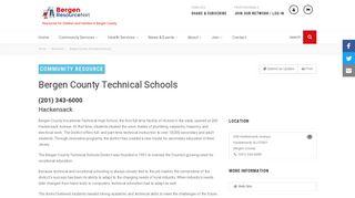 Bergen County Technical Schools - Bergen ResourceNet