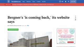 Bergner's 'is coming back,' its website says | Local | herald-review.com