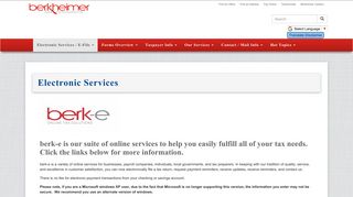 Electronic Services | Berkheimer