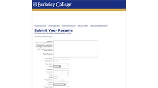 Berkeley College - Employment Opportunities
