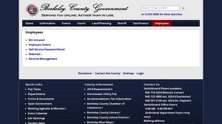 Employees | Berkeley County Government