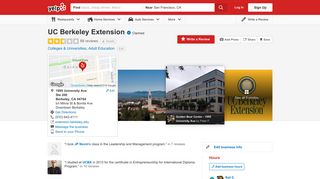 UC Berkeley Extension - 87 Reviews - Colleges & Universities - 1995 ...