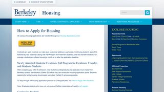 How to Apply for Housing - UC Berkeley Housing